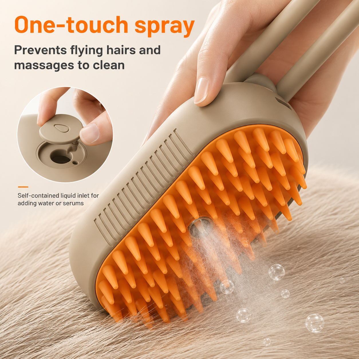 3 in 1 Pet Steam Brush