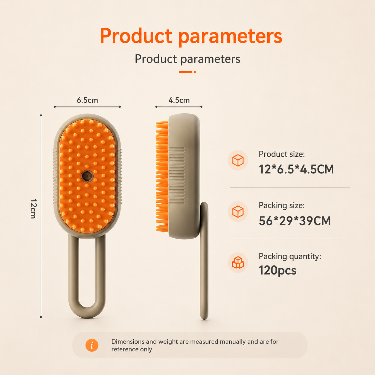 3 in 1 Pet Steam Brush